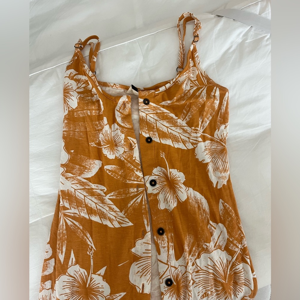 Roxy Beach Dress in Burnt Orange size XS